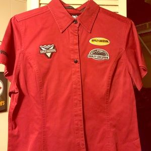 HARLEY-DAVIDSON button up